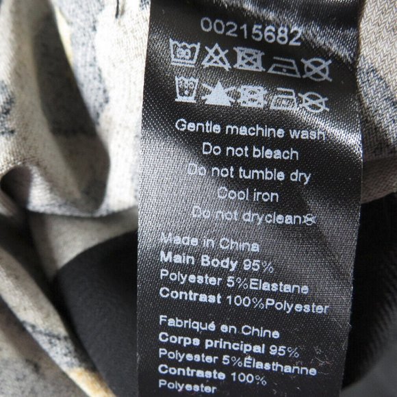 Evans Women's Plus Size 26-28 Leopard Print Chiffon Trimmed Tunic Top - Picture 8 of 8